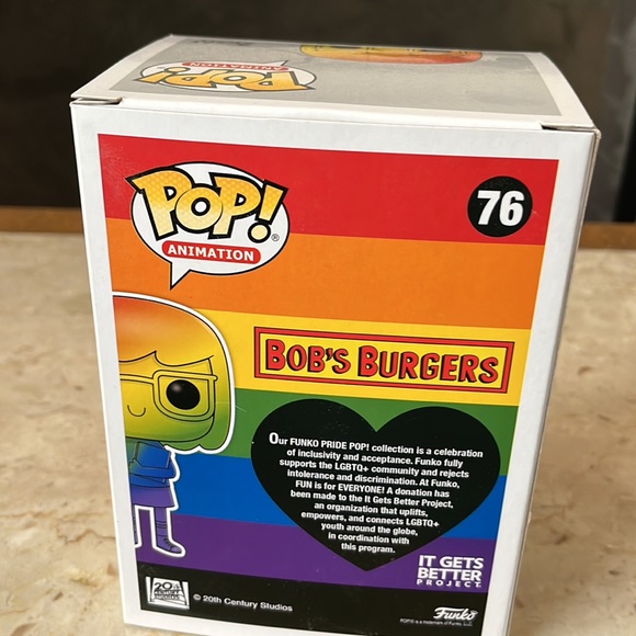 Pride, Tina Belcher from Bob’s Burgers Funko Pop #76 - Picture 3 of 6